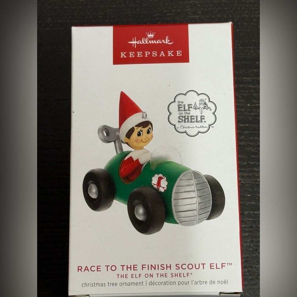 NEW! 2023 Hallmark Keepsake Elf on the Shelf Ornament Race to the Finish Scout